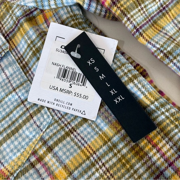 O'Neill Multicolor Plaid Button-Down Shirt - Picture 4 of 6